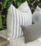 Averylily Big Island Euro Sham in Sand and Basalt.