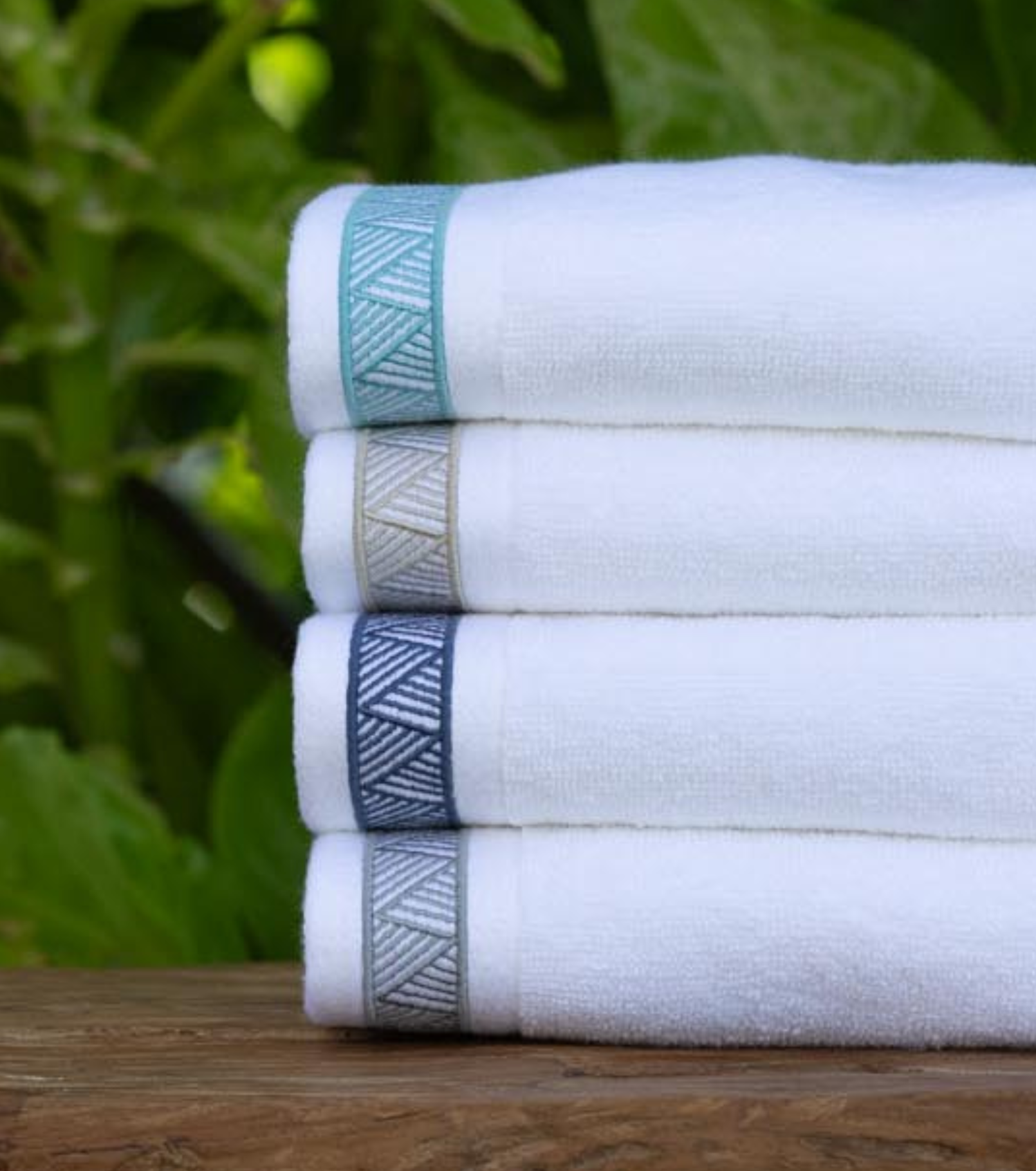 Averylily Weave Hand and Bath Towels, made from 600-gram weight pure Aegean cotton.