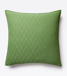Averylily pure cotton matelassé Euro Sham. Each sham features a herringbone design that is unique to Averylily. Shown here in Palm.